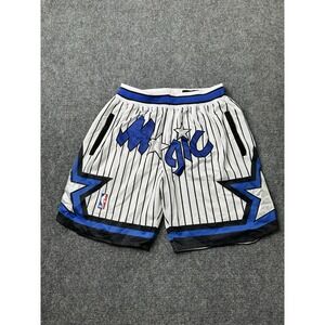 Mens Basketball Just Don Orlando Magic 92-93 Pinstripe Shorts Blue, Size‎ M